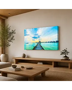 BUNGALOW Y PALMERAS