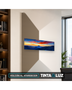 VOLCÁN AL ATARDECER