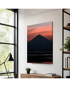 VOLCÁN AL ATARDECER