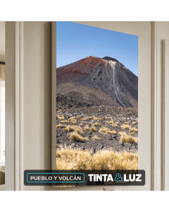 PUEBLO Y VOLCÁN