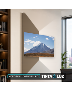 VOLCÁN AL CREPÚSCULO