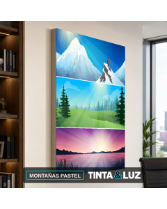 MONTAÑAS PASTEL