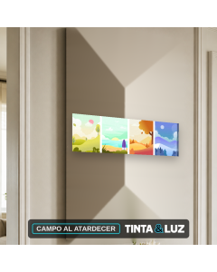 CAMPO AL ATARDECER