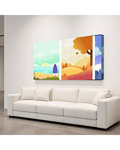 CAMPO AL ATARDECER