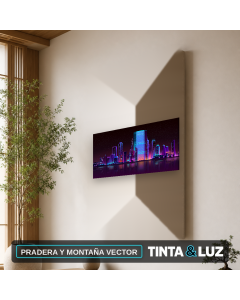 PRADERA Y MONTAÑA VECTOR