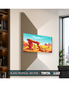 PLAYA TROPICAL VECTOR