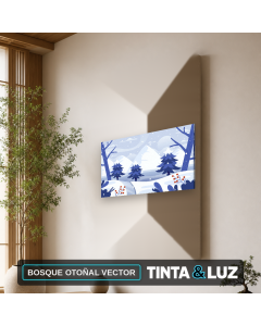 BOSQUE OTOÑAL VECTOR