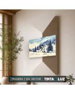 PRADERA Y SOL VECTOR