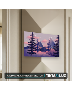 CIUDAD AL AMANECER VECTOR
