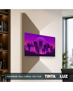 PIRÁMIDE NOCTURNA VECTOR