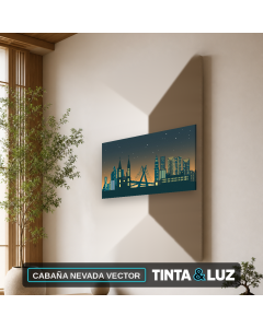 CABAÑA NEVADA VECTOR