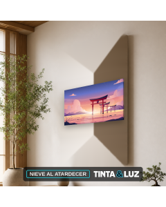 NIEVE AL ATARDECER