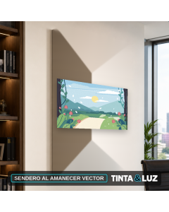 SENDERO AL AMANECER VECTOR