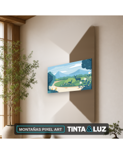 MONTAÑAS PIXEL ART