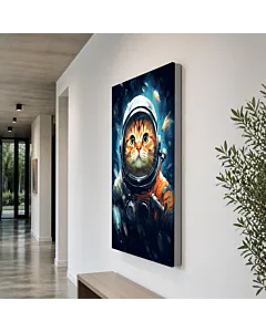 GATO NARANJA ASTRONAUTA