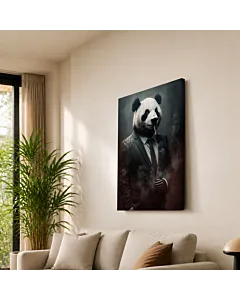 PANDA DE TRAJE