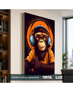 MONO GAFAS NARANJA