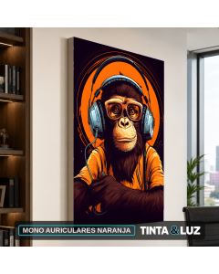 MONO AURICULARES NARANJA