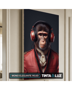 MONO ELEGANTE ROJO