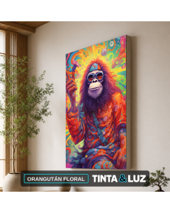 ORANGUTÁN FLORAL