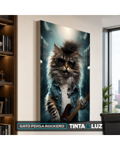 GATO PERSA ROCKERO