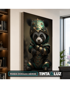 PANDA DORADO HÉROE