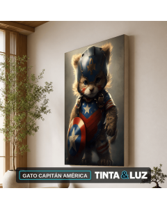 GATO CAPITÁN AMÉRICA
