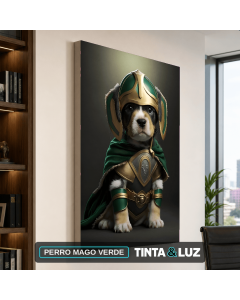 PERRO MAGO VERDE