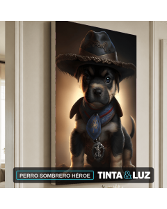 PERRO SOMBRERO HÉROE