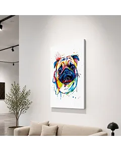 PUG ACUARELA