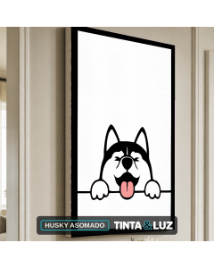 HUSKY ASOMADO