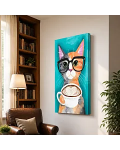 GATO CON GAFAS