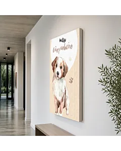 PERRO FELIZ ACUARELA