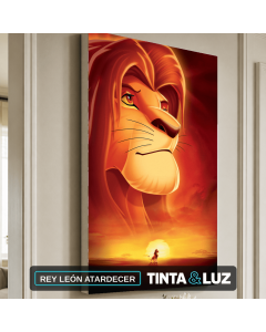 REY LEÓN ATARDECER