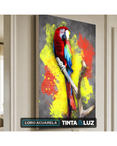 LORO ACUARELA