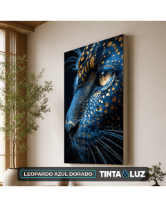 LEOPARDO AZUL DORADO