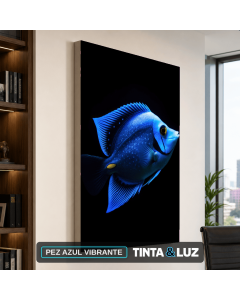 PEZ AZUL VIBRANTE