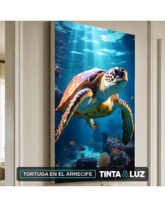 TORTUGA EN EL ARRECIFE