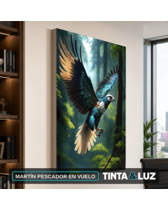 MARTÍN PESCADOR EN VUELO