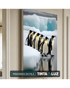 PINGÜINOS EN FILA