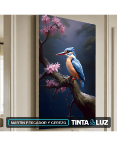 MARTÍN PESCADOR Y CEREZO