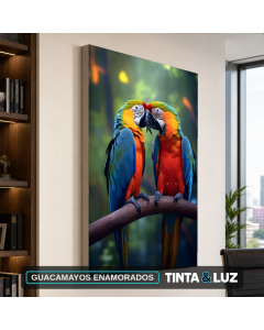 GUACAMAYOS ENAMORADOS