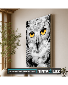 BÚHO OJOS AMARILLOS