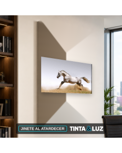 JINETE AL ATARDECER