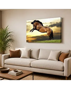 CABALLO AL ATARDECER II