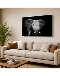 ELEFANTE AL ATARDECER