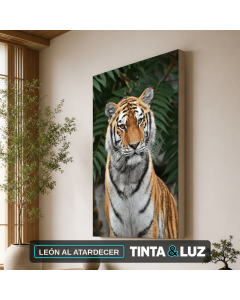 LEÓN AL ATARDECER