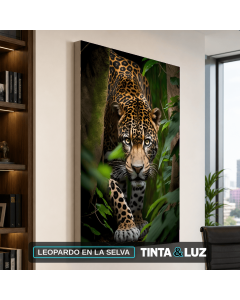 LEOPARDO EN LA SELVA