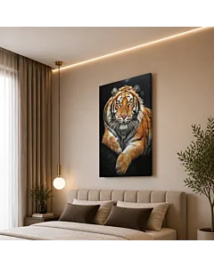 TIGRE EN LA ROCA