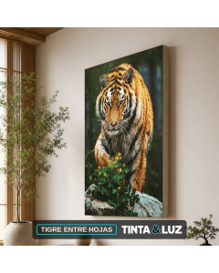 TIGRE ENTRE HOJAS